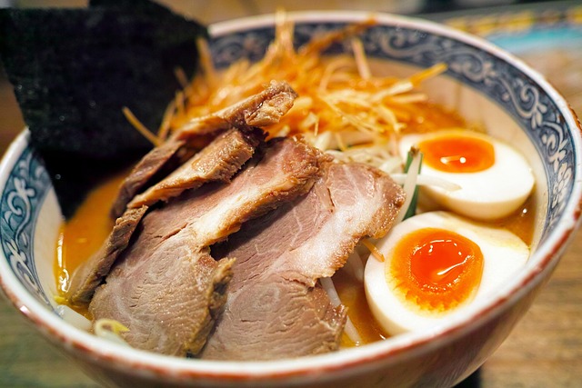ramen, japanese food, cooking, miso ramen, pork ramen, soft-boiled eggs, food, dish, meal, gourmand, lunch, dinner, restaurant, chinese cuisine, grilled pork, japan contest
